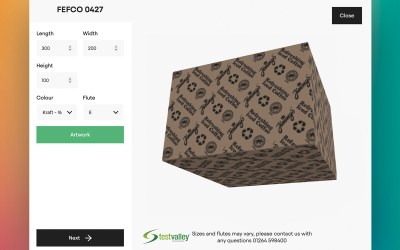 Test Valley launch new 3D box design tool!