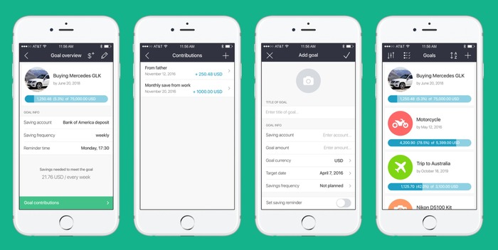 savings goal apps