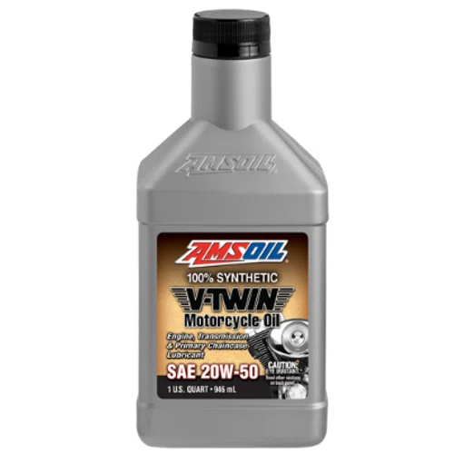 AMSOIL 20W-50 Synthetic V-Twin Motorcycle Oil