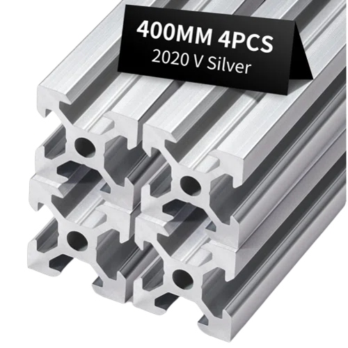 Bella Bays 400mm 2020 Anodized Silver V-Slot Aluminum Extrusion