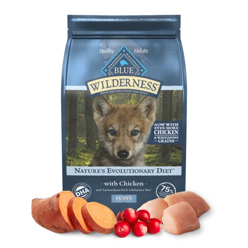 Blue Buffalo BLUE Wilderness Puppy Chicken with Wholesome Grains Recipe