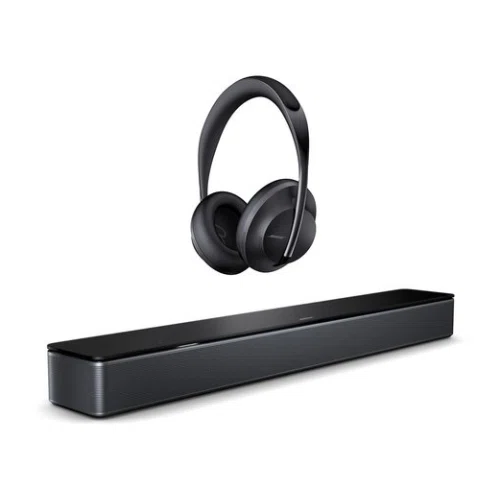 Bose SB300B Smart SoundBar 300 with Bose Noise Cancelling Headphones 700