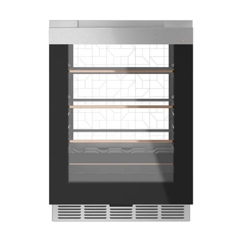 Café Beverage Center in Platinum Glass