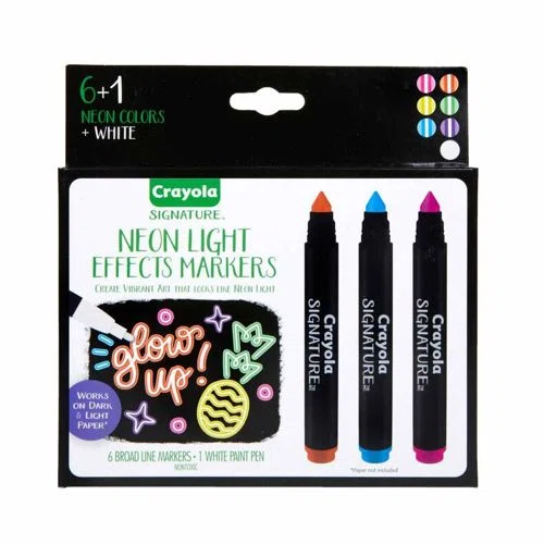 Crayola Signature Neon Light Effects Markers