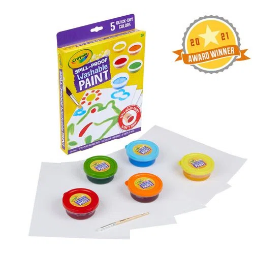 Crayola Spill Proof Washable Paint Set