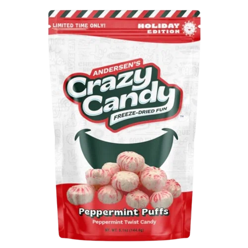 Crazy Candy Peppermint Puffs