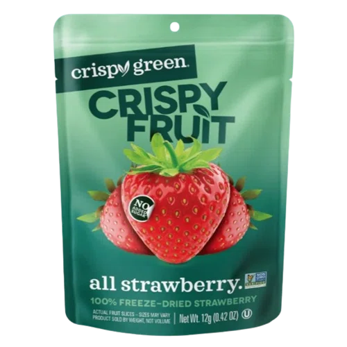 Crispy Green Freeze Dried Strawberry Crispy Fruit