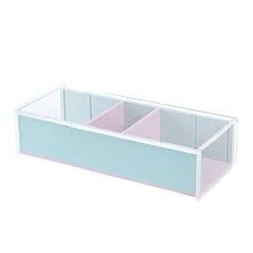 Erin Condren Pastel Acrylic Compartment Storage Box