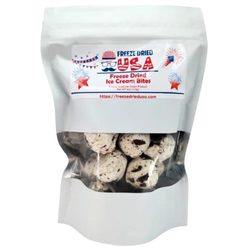 Freeze Dried USA Cookies & Cream Ice Cream Bites