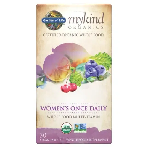 Garden of Life mykind Organics Women's Once Daily Tablets