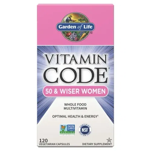 Garden of Life Vitamin Code 50 and Wiser Women's