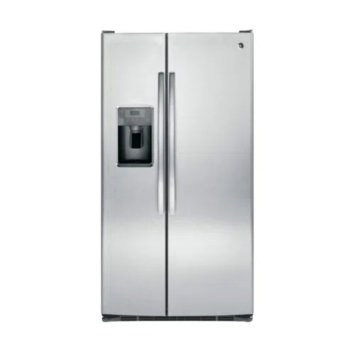 GE 25.4 Cu. Ft. Side-by-Side Refrigerator with Thru-the-Door Ice and Water