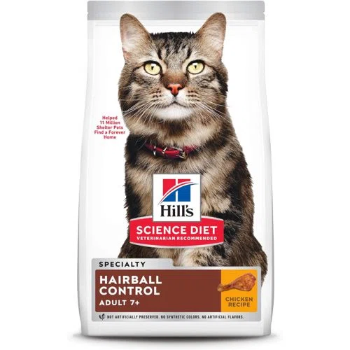 Hill's Science Diet Adult 7+ Hairball Control Cat Food