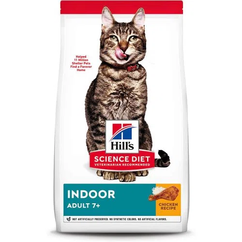 Hill's Science Diet Adult 7+ Indoor Chicken Recipe Cat Food