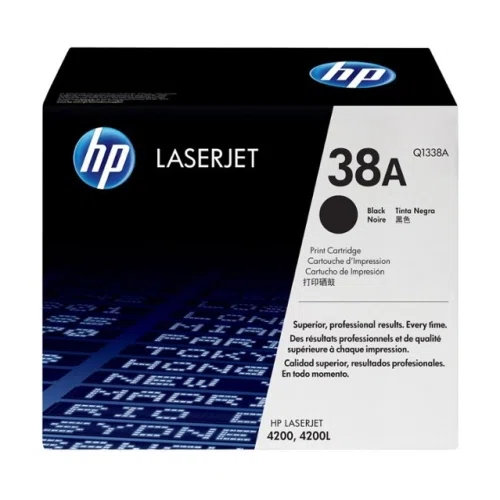 HP 38A Black Original LaserJet Toner Cartridge