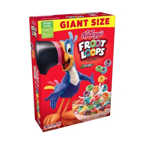 Kellogg’s Froot Loops Breakfast Cereal