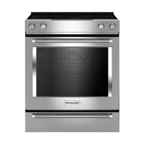  KitchenAid 30-Inch 5-Element Electric Convection Slide-In Range