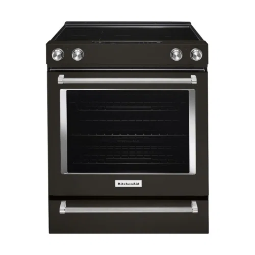 KitchenAid 30-Inch 5-Element Electric Slide-In Convection Range