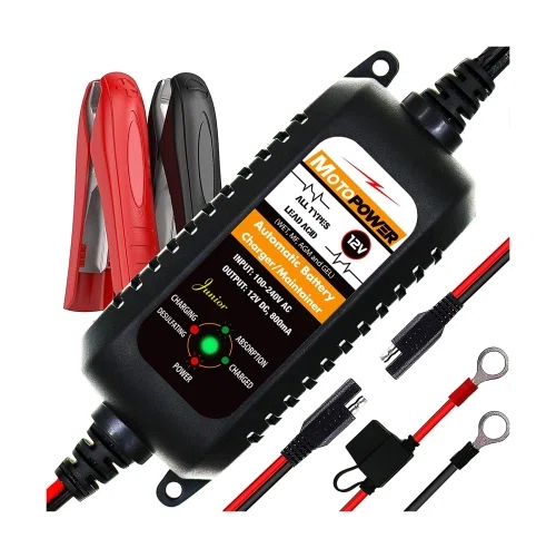 MOTOPOWER  MP00205A 12V 800mA Automatic Battery Charger/Maintainer