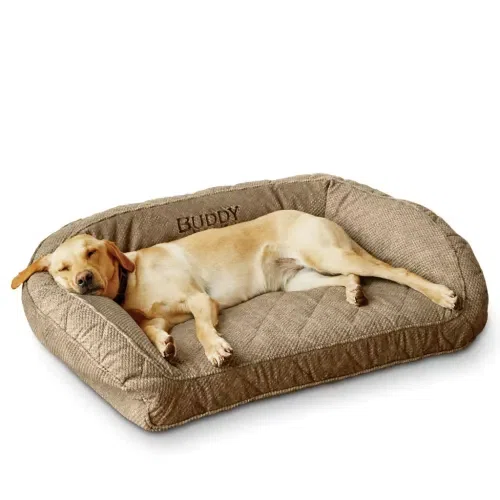 Orvis ComfortFill-Eco Bolster Dog Bed