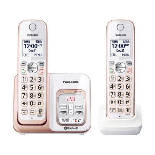 Panasonic 2 Handset TGD5 Cordless Phone