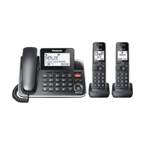 Panasonic 3-Handset Corded/Cordless Phone KX-TGF882B