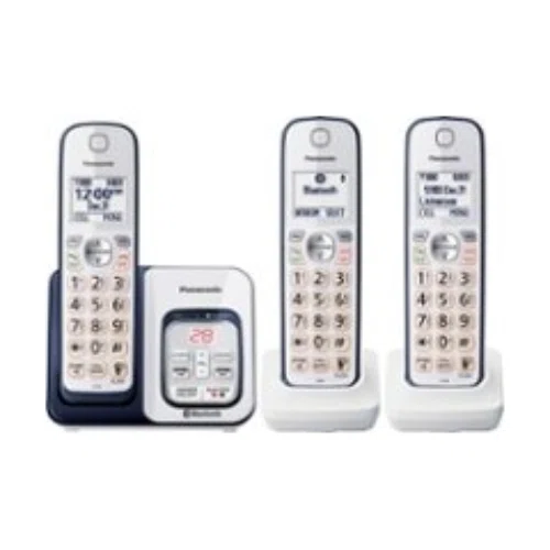 Panasonic 3 Handset TGD5 Cordless Phone