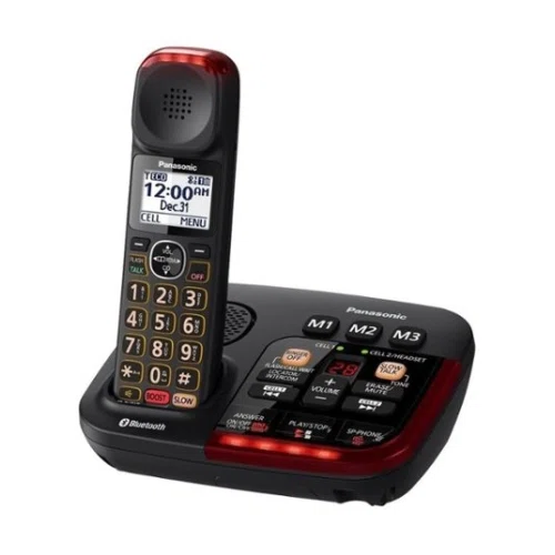 Panasonic Amplified Cordless Phone with 1 Handset