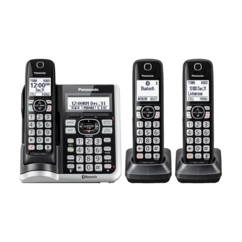 Panasonic KX-TGF573S Link2Cell DECT 6.0 Expandable Cordless Phone System