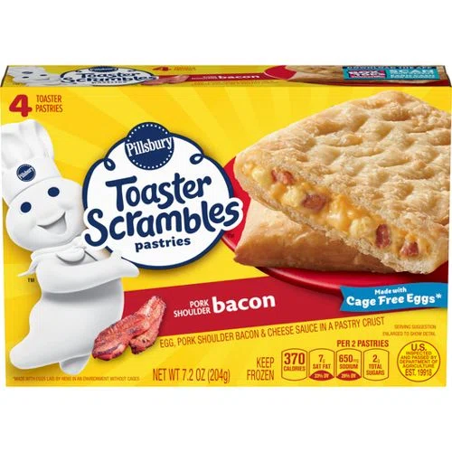 Pillsbury Bacon Toaster Scrambles