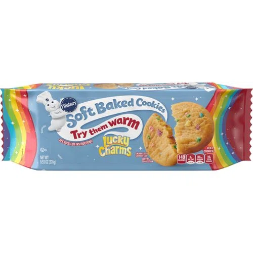 Pillsbury Soft Baked Lucky Charms Cookies