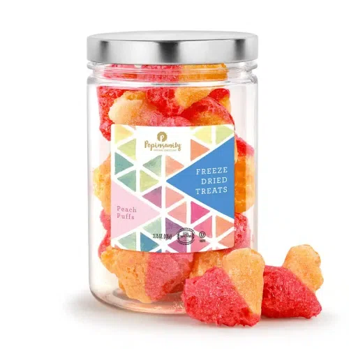 Popinsanity PeachPuffs Freeze Dried Candy