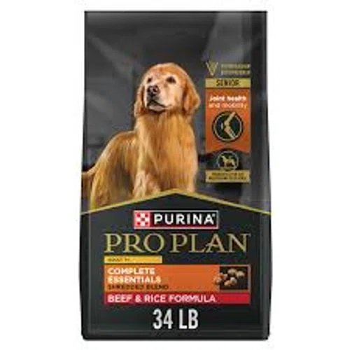 Purina Pro Plan Adult Complete Essentials Shredded Blend Beef & Rice Dry Dog Food