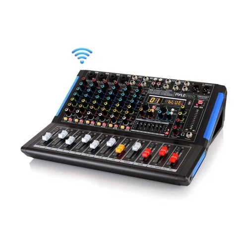 Pyle PMXU88BT Audio Mixer DJ Sound Controller