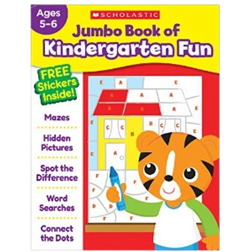 Scholastic Jumbo Book of Kindergarten Fun Workbook