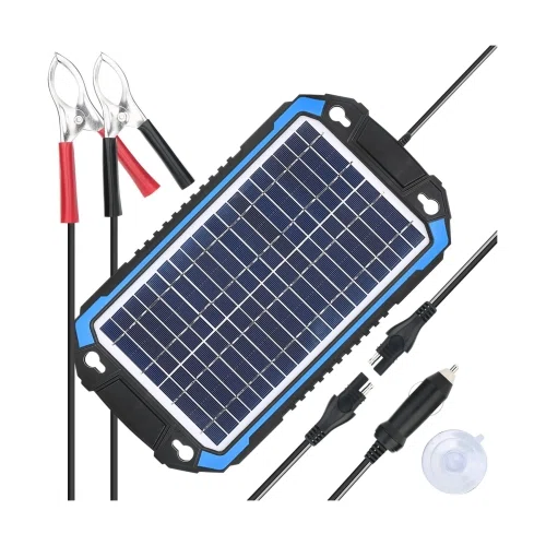 SUNER POWER 6W Solar Battery Trickle Charger/Maintainer