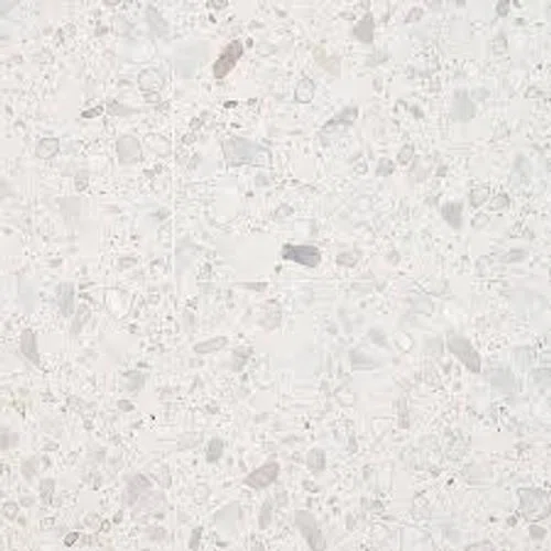 TileBar Terrazzo Italy Sacra Bianco White 24x24 Honed Terrazzo Tile