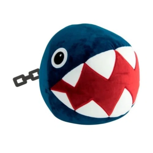 Tomy Club Mocchi- Mocchi- Super Mario Chain Chomp Mega Plush Toy, 15 inch