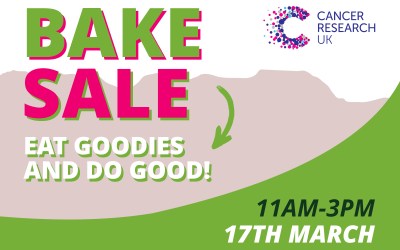Charity Bake Sale for Cancer Research UK 
