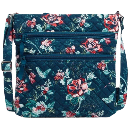 Vera Bradley Triple Zip Hipster Crossbody Bag