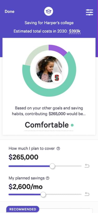 savings goal apps